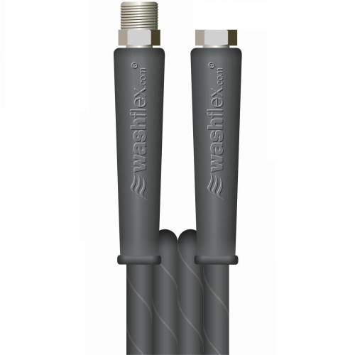 5m 2w 3/8 BLACK V-TUF HOSE 3/8F x 3/8F Cuffs