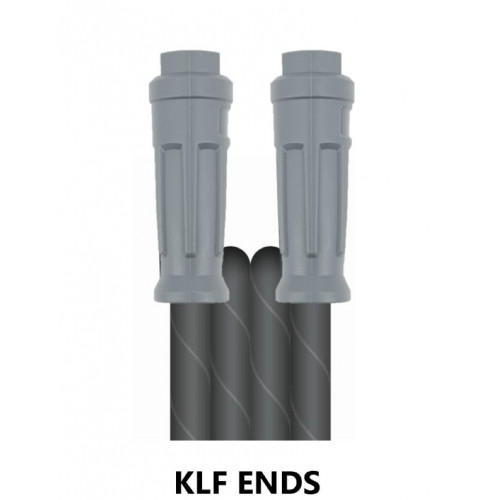 10m 1w 1/4 BLACK V-TUF HOSE KLF X KLF 250BAR 150°C - FITS NEW KARCHER - VTK11410KLKL