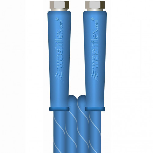 60m 1 WIRE, 3/8" 155°C  V-TUF BLUE JETWASH with 3/8"F x 3/8"F BSP Cuffs - VTB13860FFYB
