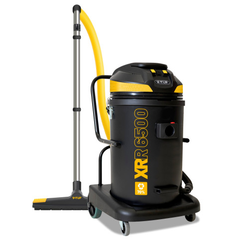 V-TUF XRR6500 110V 65L 2000W High Performance Wet & Dry Industrial Vacuum Cleaner - Made from 70% Recycled Plastic
