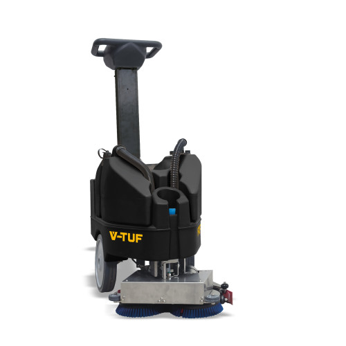 V-TUF tufSCRUB 51cm BATTERY WALK BEHIND COMPACT SCRUBBER DRIER â€“ Innovative Twist Action