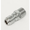 MSQ DURAKLIX STAINLESS STEEL QR MALE PLUG 3/8"M - B14.9191MSS