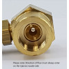 2.1 Adjustable Chemical Injector -  INLET: 3/8M x OUTLET: 3/8M