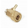 1.8 Fixed Chemical Injector -  INLET: 3/8M x OUTLET: MSQ F