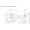 FUEL PUMP DFS - BFP21R3  240 VOLT / 8mm - Right rotation - D1.025