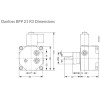 FUEL PUMP DANFOSS - BFP21R3  240 VOLT / 8mm - Right rotation - D1.025