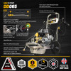 V-TUF DD065 Industrial 6.5HP Honda Driven Petrol Pressure Washer - 160Bar, 13.2L/min + 19" Poly Deck Patio Cleaner