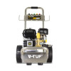 V-TUF DD065 Industrial 6.5HP Honda Driven Petrol Pressure Washer - 160Bar, 13.2L/min + 19" Poly Deck Patio Cleaner