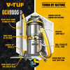 V-TUF GCX9000 3.5KW 100L WET & DRY  Industrial Powerful Vacuum Cleaner - Side Entry & Cyclone Tech (240V)