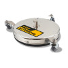 SURFACE CLEANER - V-TUF tufTURBO410 - 16" (410mm) 275BAR 150°c STAINLESS STEEL - 3 CASTOR WHEELS - SWIVEL SSQ MALE - H1.005TT