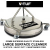 SURFACE CLEANER - V-TUF tufTURBO -  21" 533mm Stainless-Steel Industrial - M22 Screw Inlet with Advanced V-Spin Cleaning Technology - H1.007TTM22