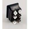 SWITCH - VRS BLACK ROCKER TYPE 2 POS (6 connections) - I2.082-BLACK-1