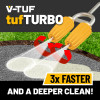 V-TUF 255BAR TWIN  tufTURBO 1000mm LANCE WITH BEND with KTQ QR x 04 TURBO JET(02 size x 2)