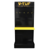 V-TUF Metal Display Rack With Light Box, 2 shelves and 10 x 8” PEG EURO HOOKS