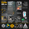 V-TUF RAPID SXL- 110V - 12 l/min 80 BAR STATIC HOT PRESSURE WASHER 304 S/S Cabinet