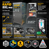 V-TUF RAPID SXL- 240V - 12 l/min 100 BAR STATIC HOT PRESSURE WASHER 304 S/S Cabinet