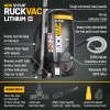V-TUF RUCKVAC-ION HSV 300W Cordless M-Class Rated Backpack Vacuum Cleaner - with Lung Safe Hepa Filtration (Battery Operated)