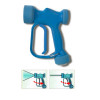 VT65 BLUE 1/2 BSP F SWIVEL LOW PRESSURE WASH GUN with Trigger Protector - T1.150S-BLUE
