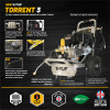 V-TUF TORRENT3 Industrial 15HP Petrol Pressure Washer - 4000psi, 275Bar, 15L/min - Stainless Steel Frame