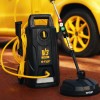 V-TUF V3-240 X2 2175psi 150Bar, 7.5L/min DIY Portable Electric Pressure Washer - HI-VIS HOSE & CABLE