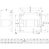 WALL SWIVEL BRACKET PAINTED for 20M Retractable tufREEL - V5.4201