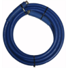 150cm 2w 3/8 BLUE V-TUF HOSE 3/8F x 3/8F WITH BLUE CUFFS