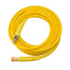 V-TUF 20m 2 WIRE, TOUGH COVER 3/8" 400BAR 120°C  V-TUF YELLOW JETWASH HOSE with DURAKLIX HEAVY DUTY MSQ COUPLINGS