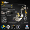 V-TUF 110 - 110v Compact, Industrial, Mobile Electric Site Pressure Washer - 1450psi, 100Bar, 12L/min - HOT WATER STONE CLEANING KIT