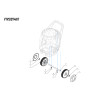 MAIN AXLE WITH WHEELS KIT - FITS MAMMOTH XLR & XR11000