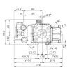 PUMP - V-TUF SUPER SERIES XHDH325SSUL1 - 200BAR 13L/MIN 3/4" HOLLOW SHAFT  - FITS GX160 & GX200 - With Banjo UnloaderSSQ
