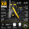 V-TUF XR8000 110V 80L 1700W High Performance Wet & Dry Industrial Vacuum Cleaner - Made from 70% Recycled Plastic