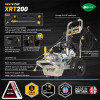 V-TUF XRT200 Industrial 6.5HP Petrol Pressure Washer with GX200 Honda Engine - 2755psi, 190Bar, 12L/min PUMP - Stainless Steel Frame