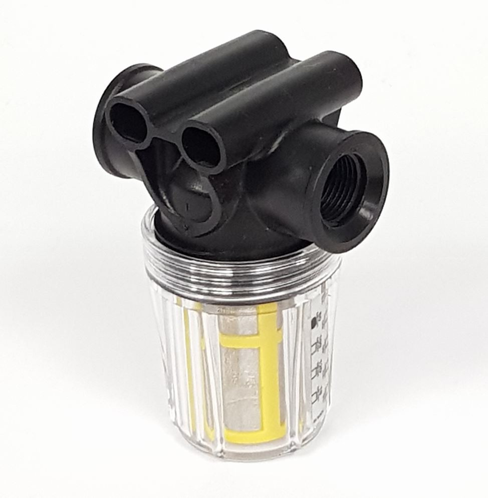 VTUF.co.uk INLINE SUCTION FILTER 1/2F x 1/2F CLEAR BOWL FILTER P13.312