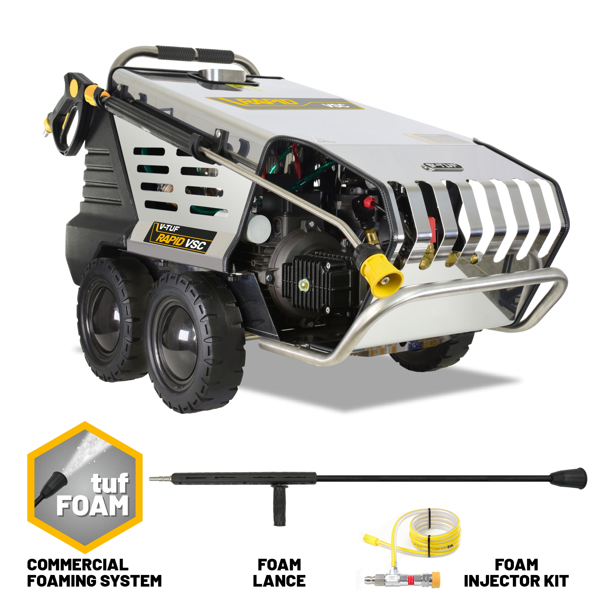 V-TUF.co.uk - V-TUF RAPID VSCF 240v Hot Water Stainless Industrial