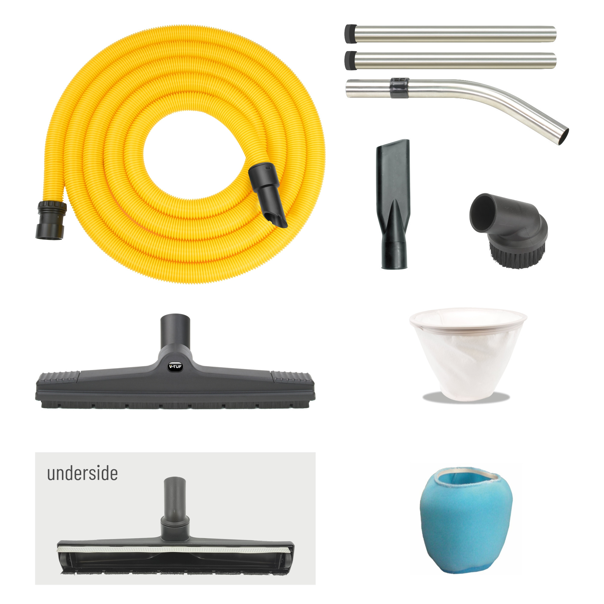 VTUF.co.uk VTUF MAMMOTH STAINLESS 2.4kW 240v 80L Wet & Dry Twin